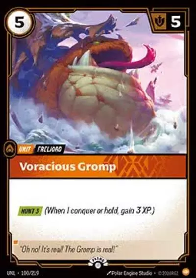 Voracious Gromp - UNL-100-p - Promotional Cards - Riftbound card